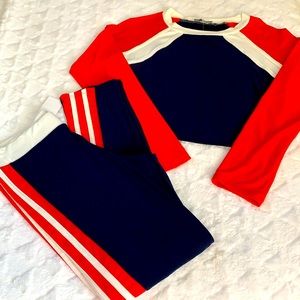 ❤️NWT Matching leggings & Half Top Set❤️